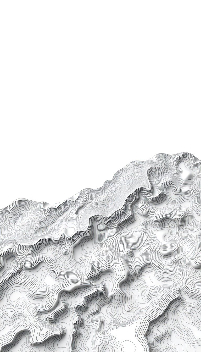 Topographic Lines Flowing Terrain Map Minimalist Wallpaper