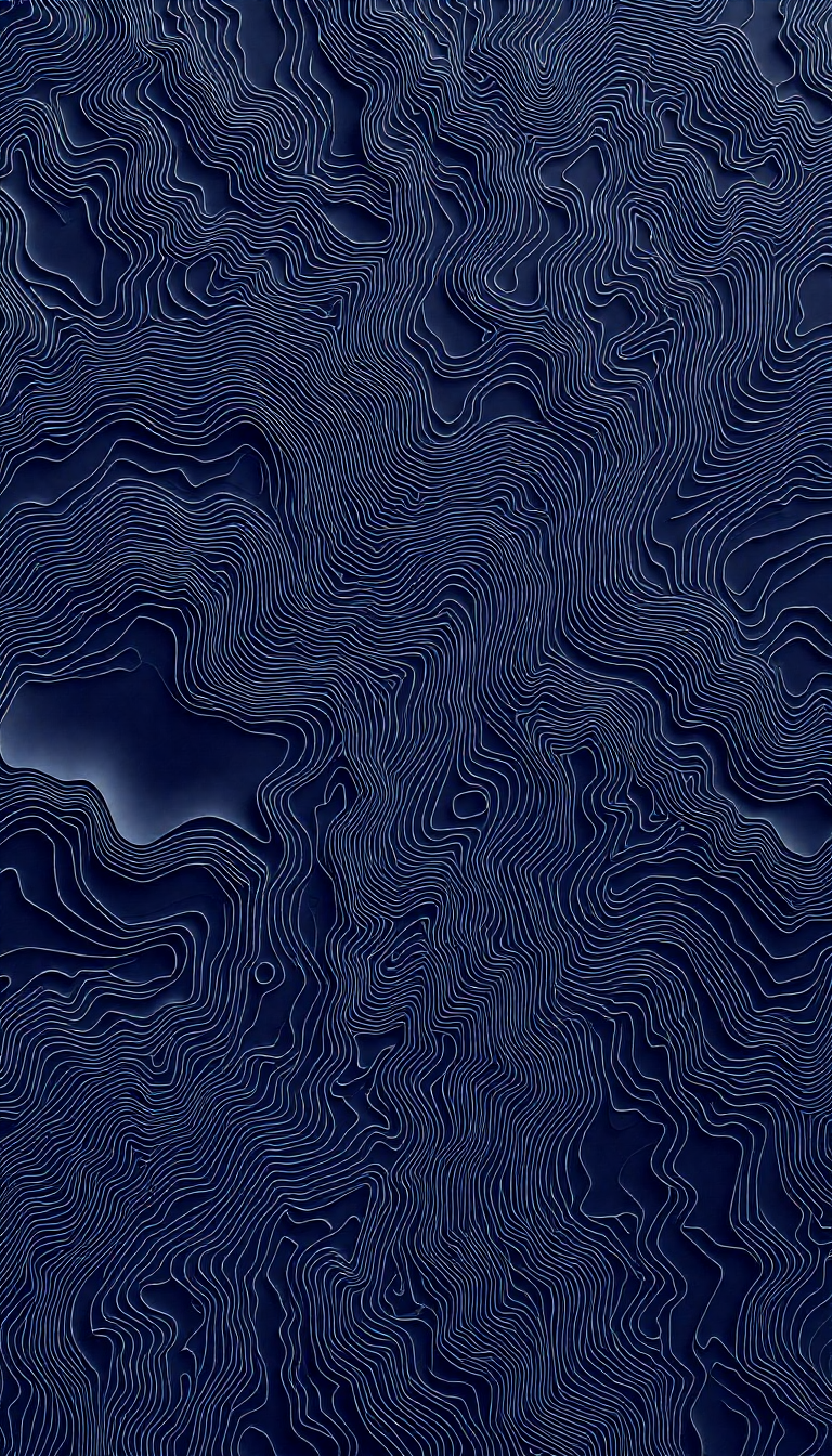 Topographic Lines Flowing Terrain Map Minimalist Wallpaper