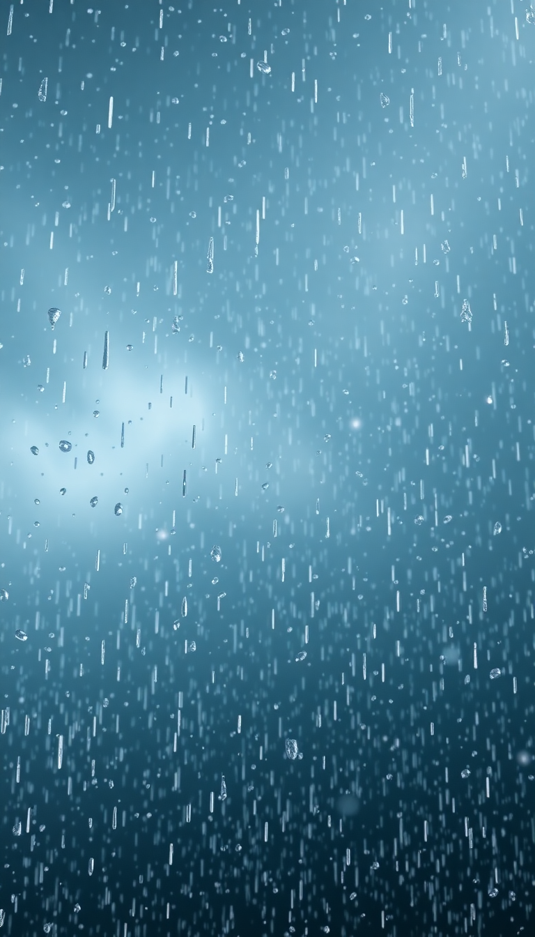 Hailstorm Dramatic Ice Falling Dark Photorealistic Wallpaper