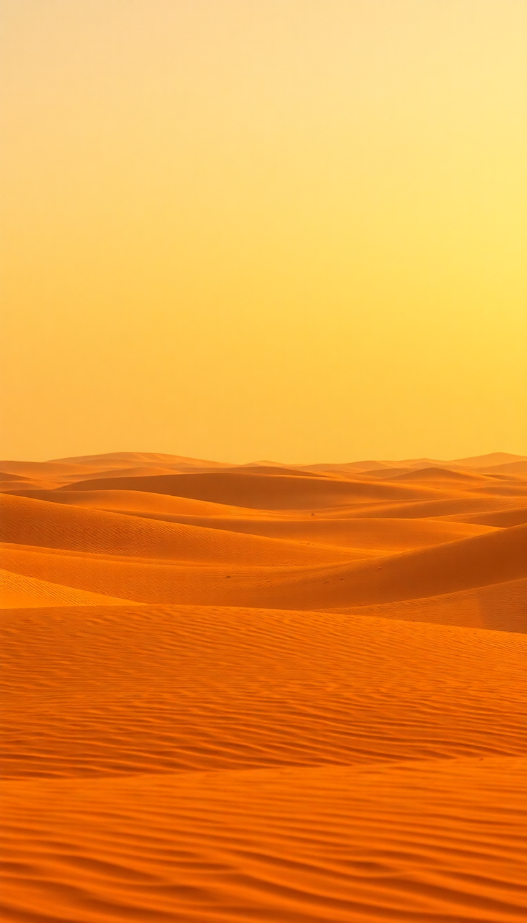 Heat Shimmer Desert Mirage Hot Photorealistic Wallpaper