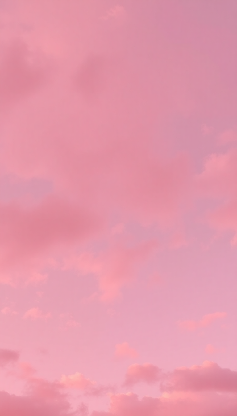 Pink Cloud Cotton Candy Sky Aesthetic Wallpaper