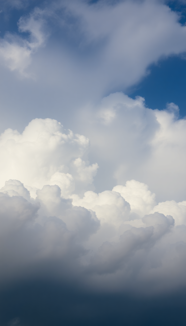 Mammatus Clouds Dramatic Bubble Sky Photorealistic Wallpaper