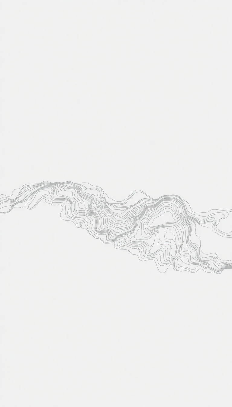Topographic Lines Flowing Terrain Map Minimalist Wallpaper