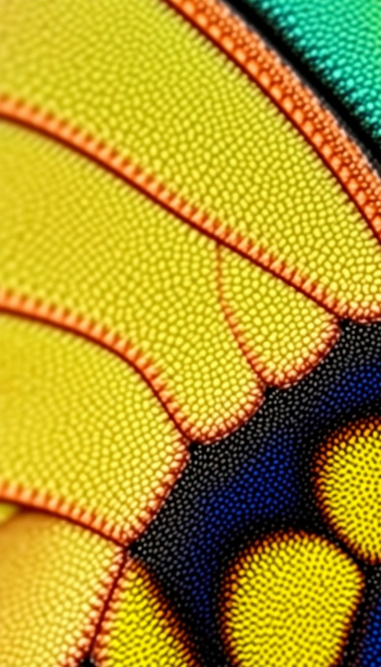 Butterfly Wing Macro Dynamic HD Wallpaper