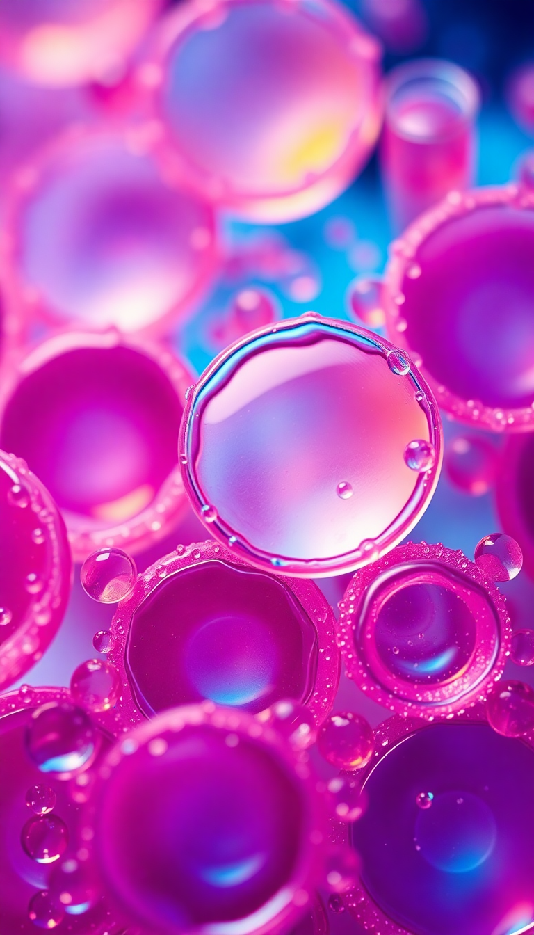 Oil And Water Macro Abstract Aesthetic Wallpaper