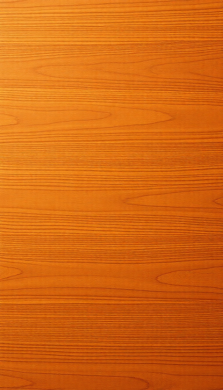 Wood Grain Polished Texture Warm Photorealistic Wallpaper