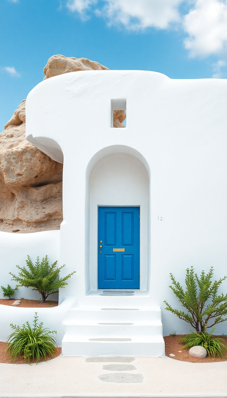 Cave House Santorini Delicate HD Wallpaper