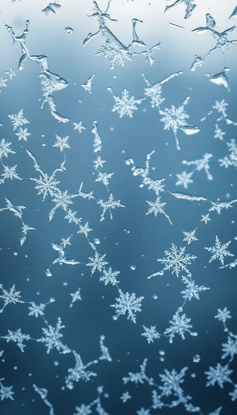 Frost Patterns On Window Macro Aesthetic Wallpaper