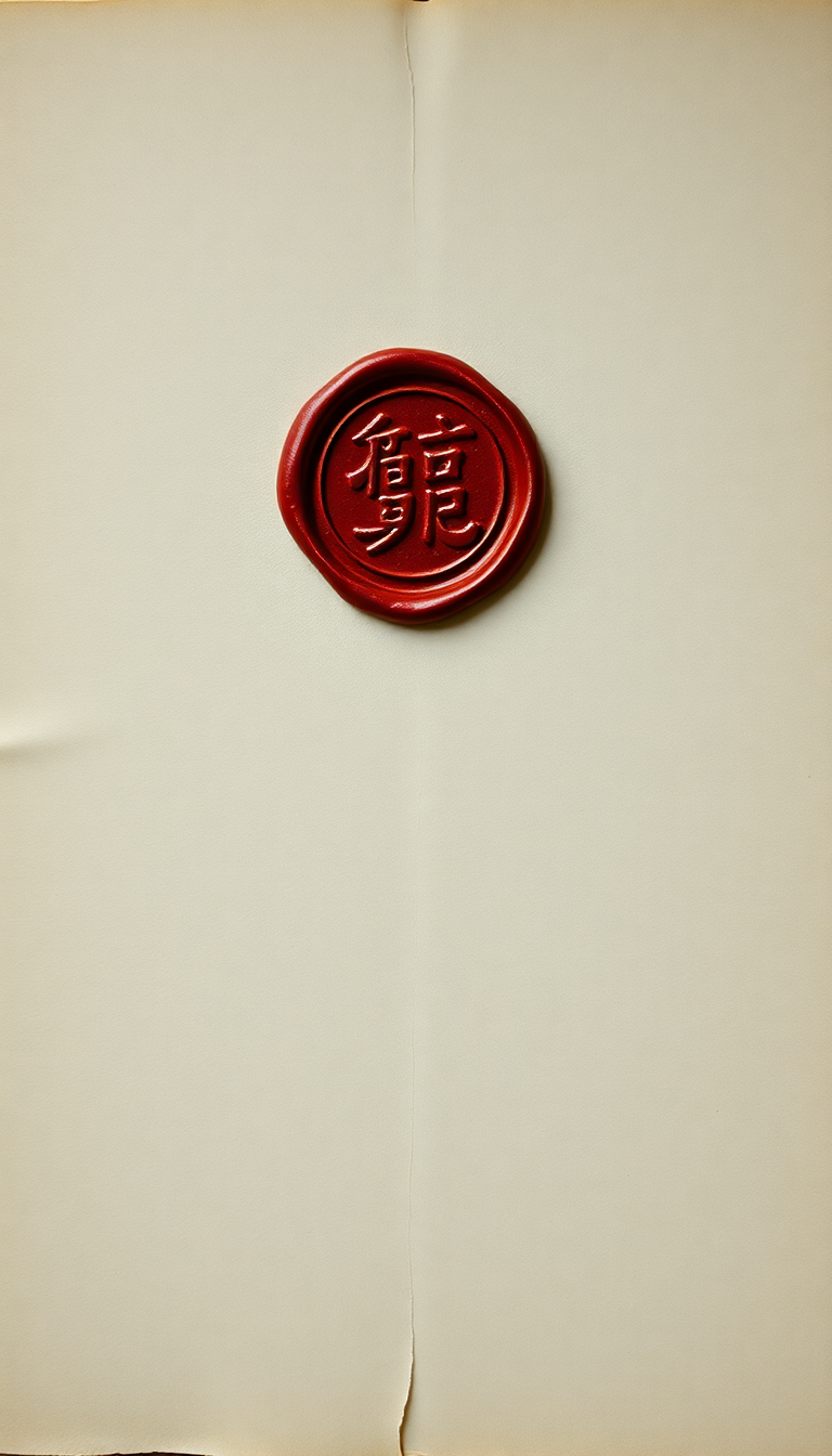 Delicate Vintage Seal Wax Letter Aesthetic Wallpaper