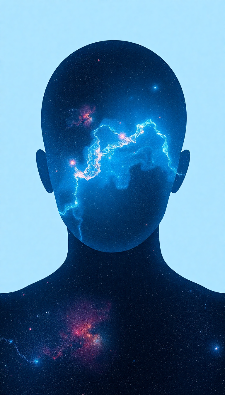 Person Made Of Galaxies Cosmic Digital art Wallpaper