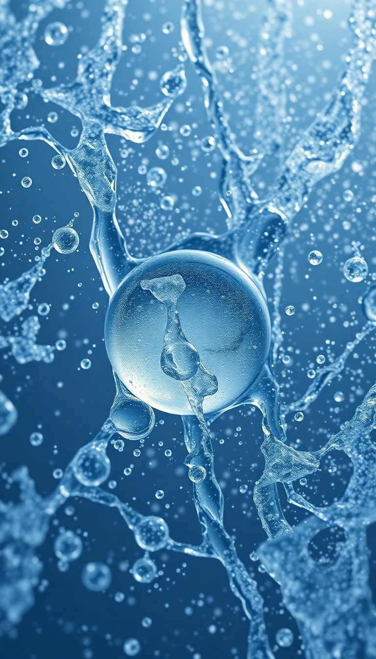 Ice Texture Frozen Bubbles Trapped Photorealistic Wallpaper