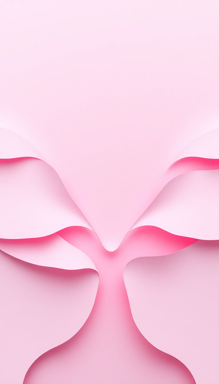 Paper Cut Layers Creating Depth Minimalist Wallpaper