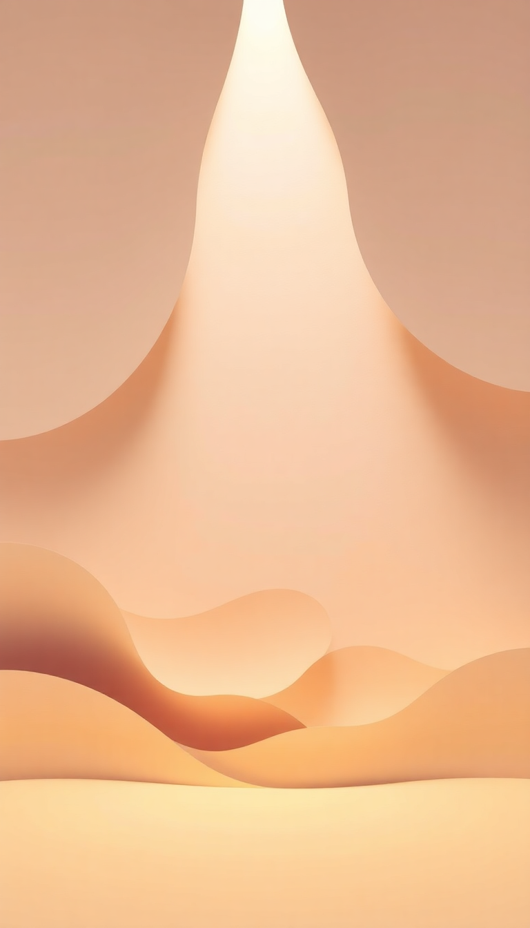 Paper Cut Layers Creating Depth Minimalist Wallpaper