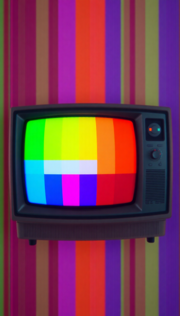 Forest Noise Colorful Static Television Digital art Wallpaper