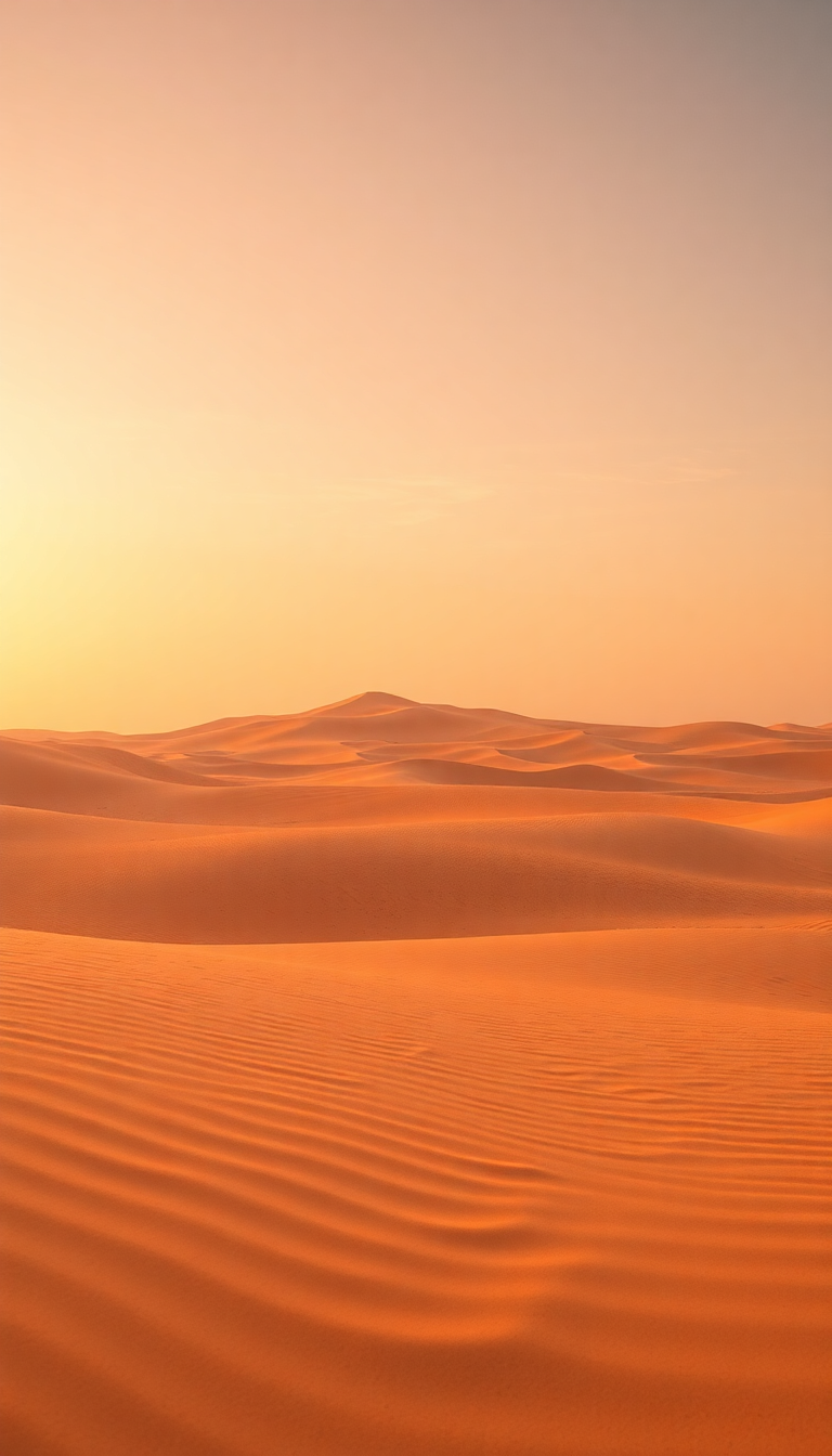 Heat Shimmer Desert Mirage Hot Photorealistic Wallpaper