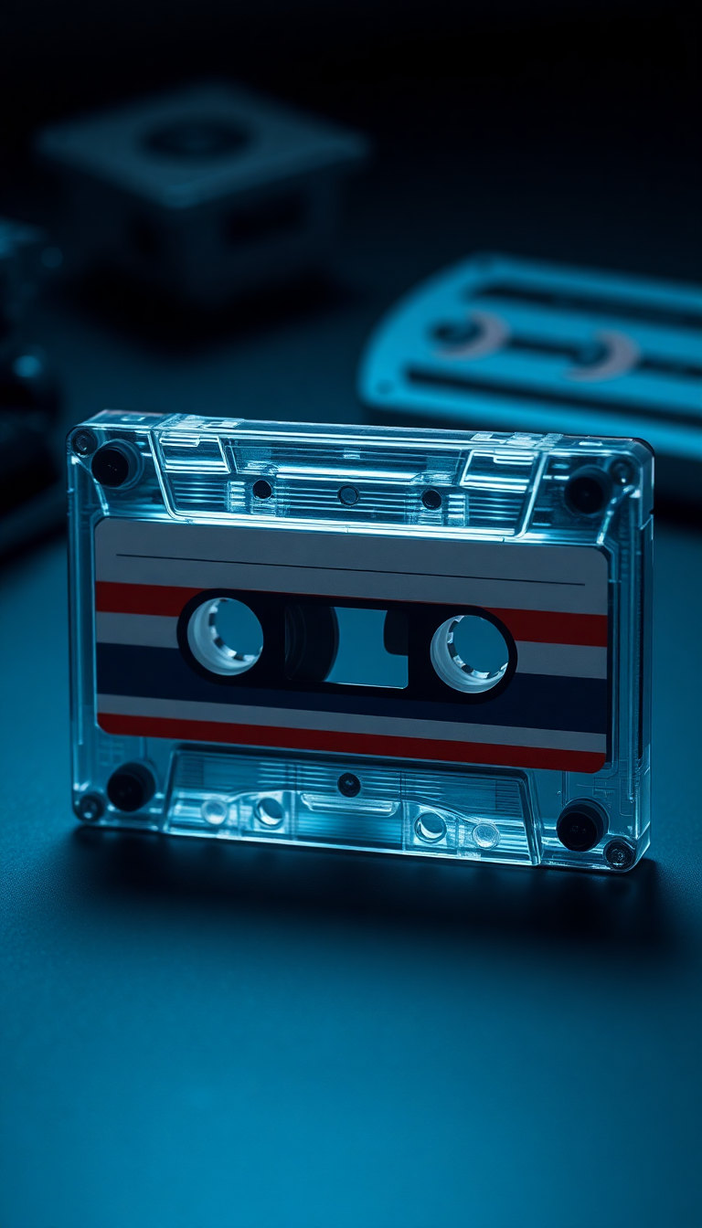 Cassette Tape Mixtape Retro Music Photorealistic Wallpaper