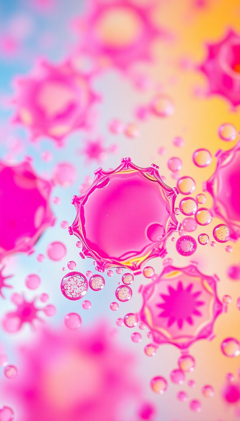 Oil And Water Macro Abstract Aesthetic Wallpaper