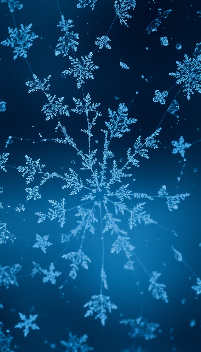 Frost Patterns On Window Macro Aesthetic Wallpaper