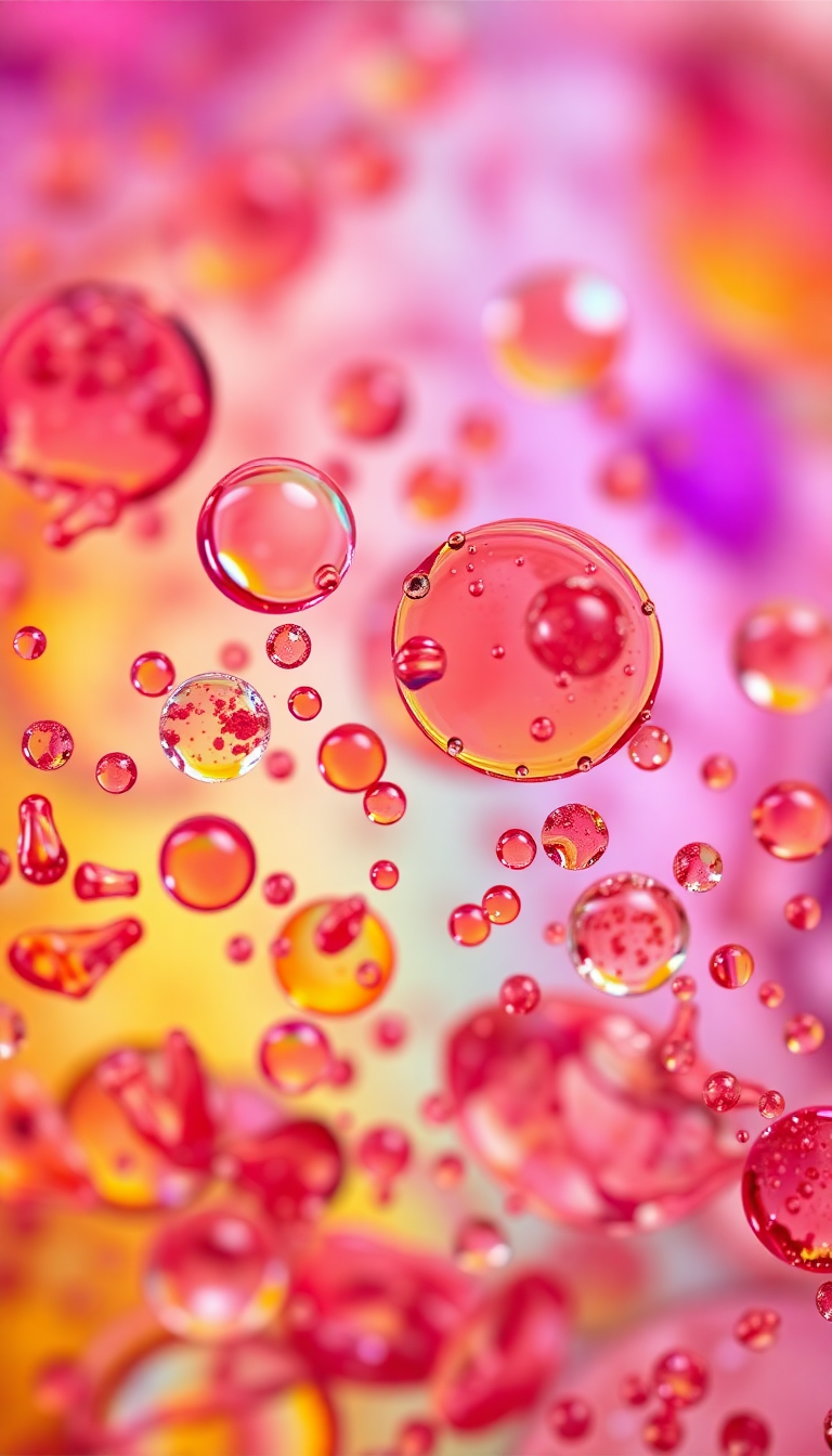 Oil And Water Macro Abstract Aesthetic Wallpaper