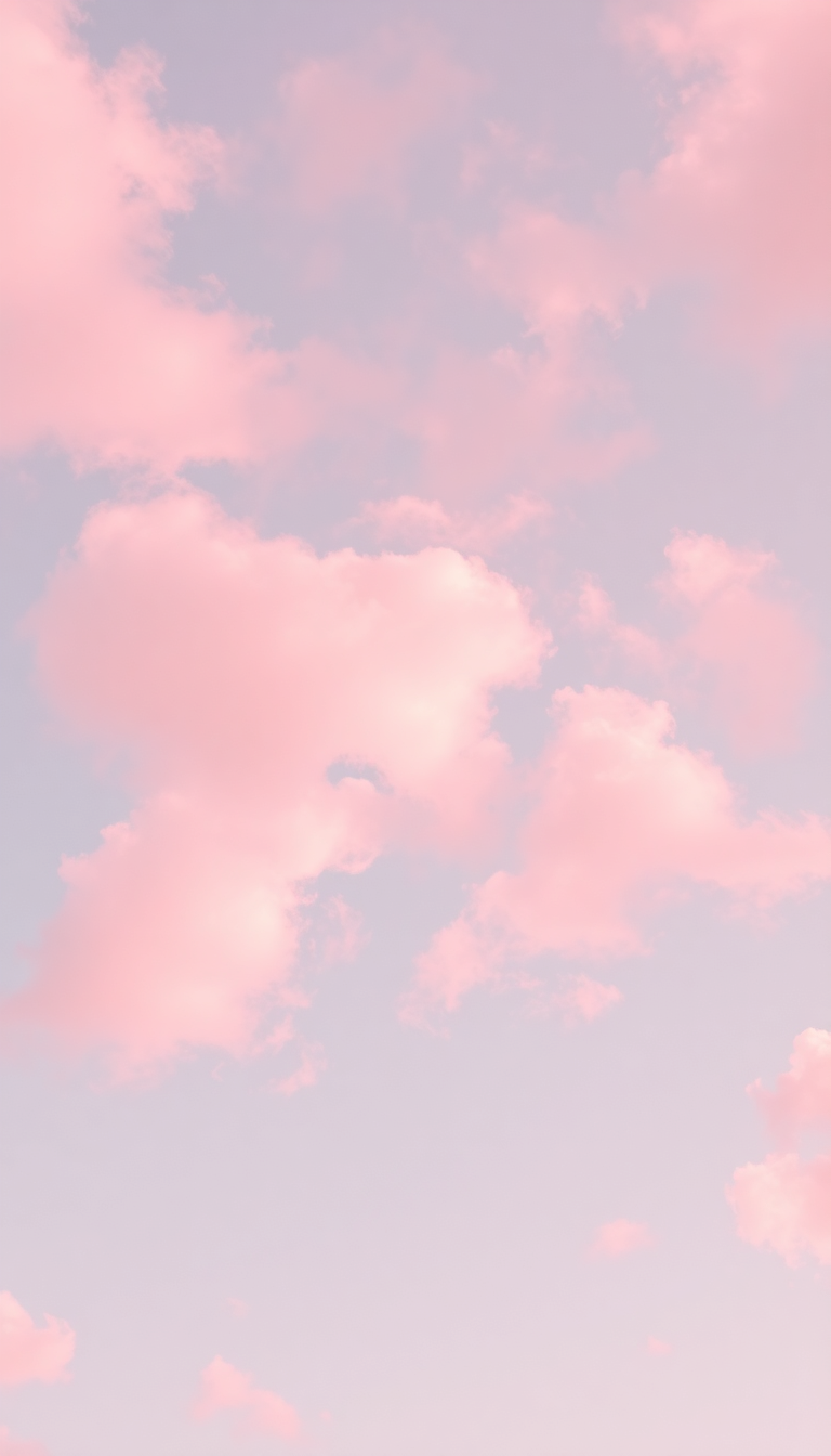Pink Cloud Cotton Candy Sky Aesthetic Wallpaper