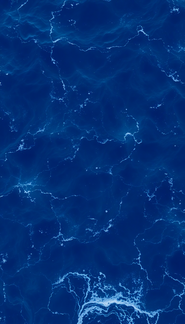 Ocean Waves Aerial View Pattern Photorealistic Wallpaper