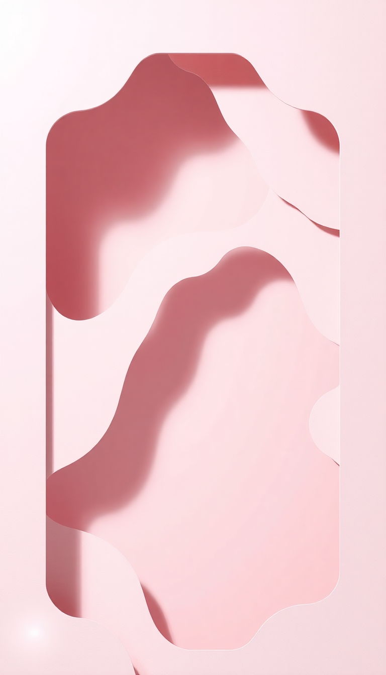 Paper Cut Layers Creating Depth Minimalist Wallpaper
