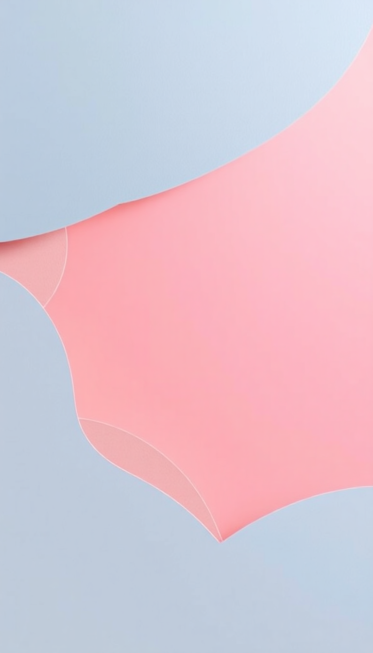 Paper Cut Layers Creating Depth Minimalist Wallpaper