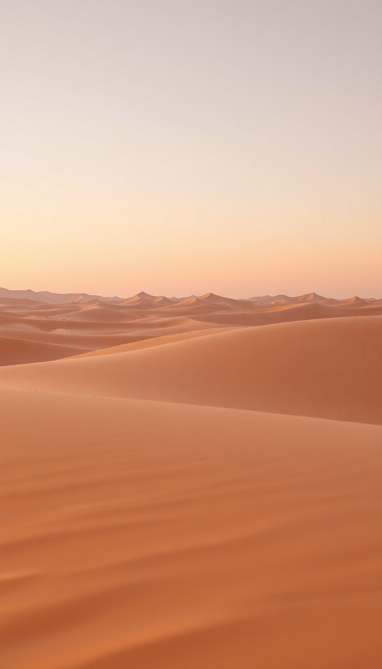 Heat Shimmer Desert Mirage Hot Photorealistic Wallpaper