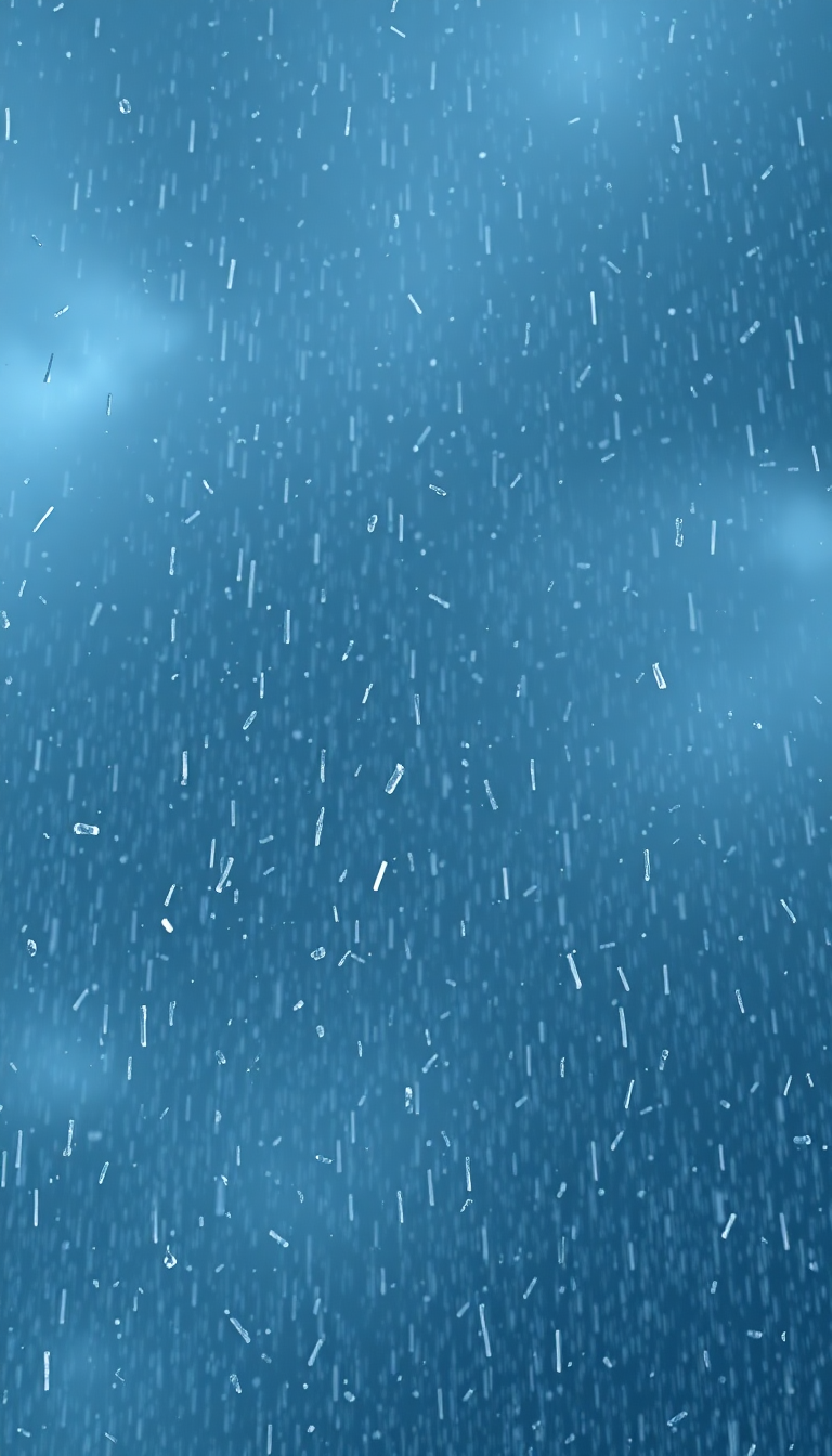Hailstorm Dramatic Ice Falling Dark Photorealistic Wallpaper