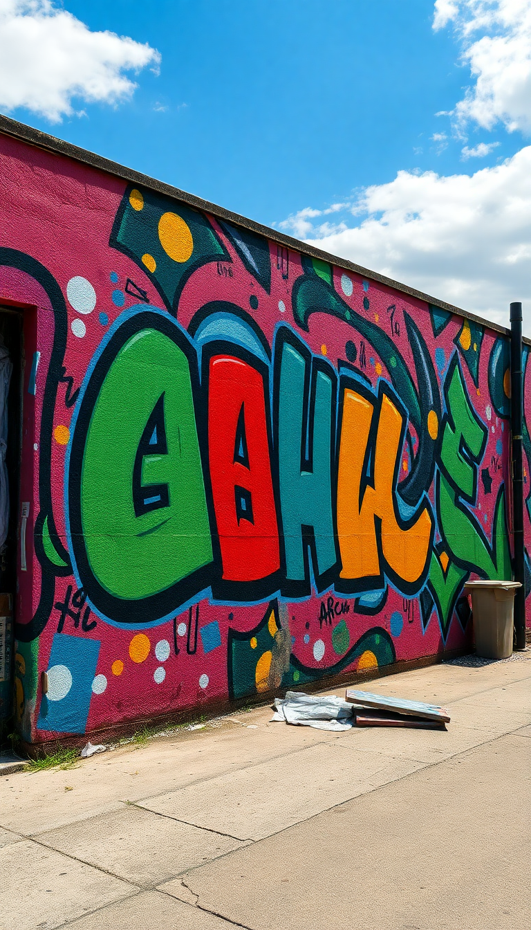 Colorful Wall Urban Decay Aesthetic Version Wallpaper