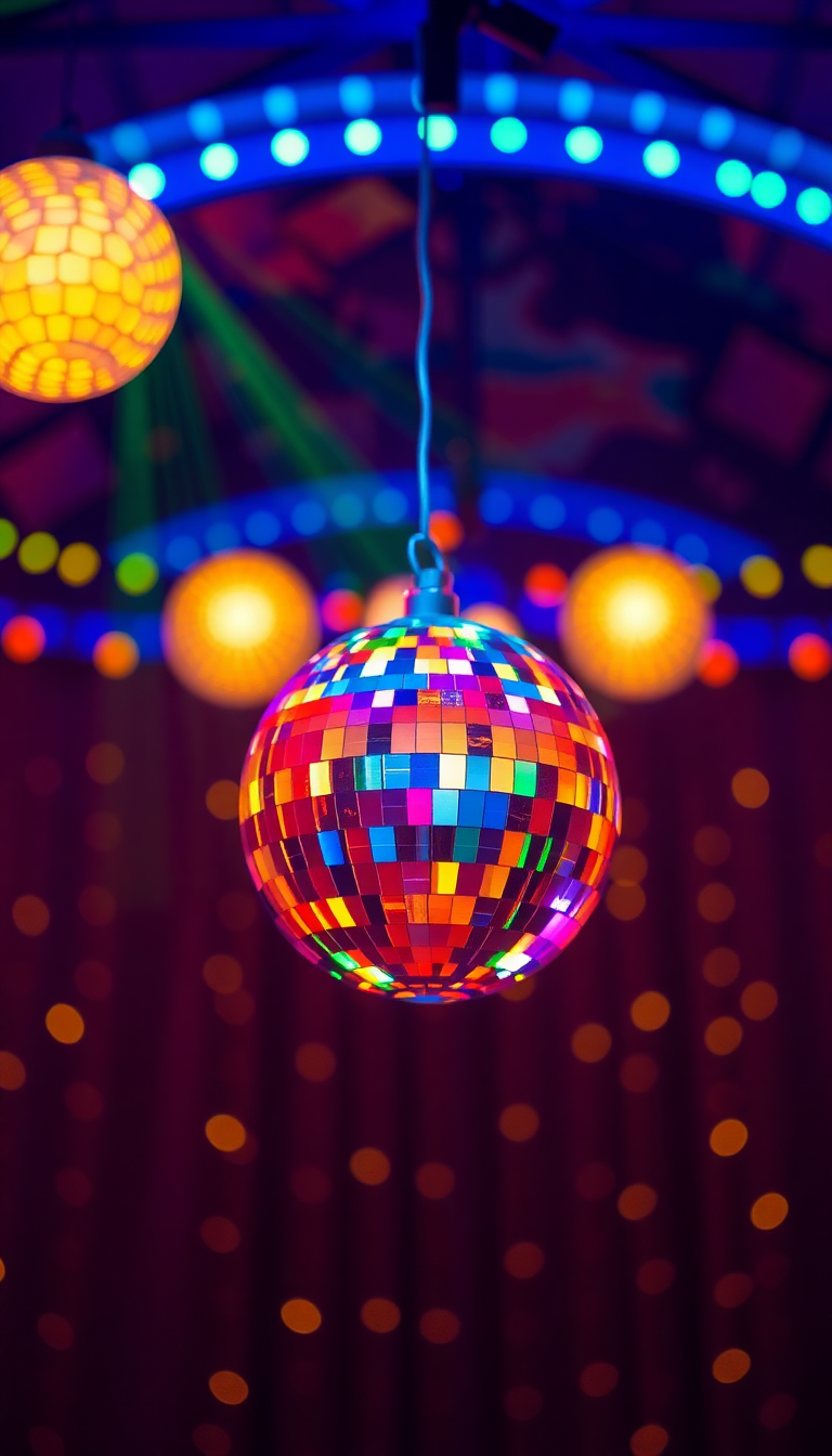70s Disco Ball Ornate HD Wallpaper