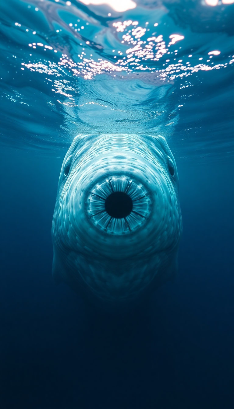 Whale Eye Closeup Deep Intelligent Photorealistic Wallpaper