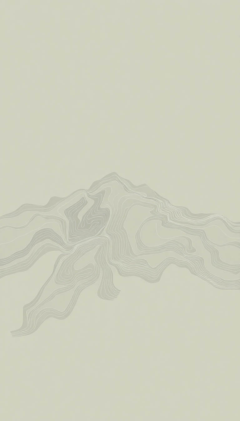 Topographic Lines Flowing Terrain Map Minimalist Wallpaper