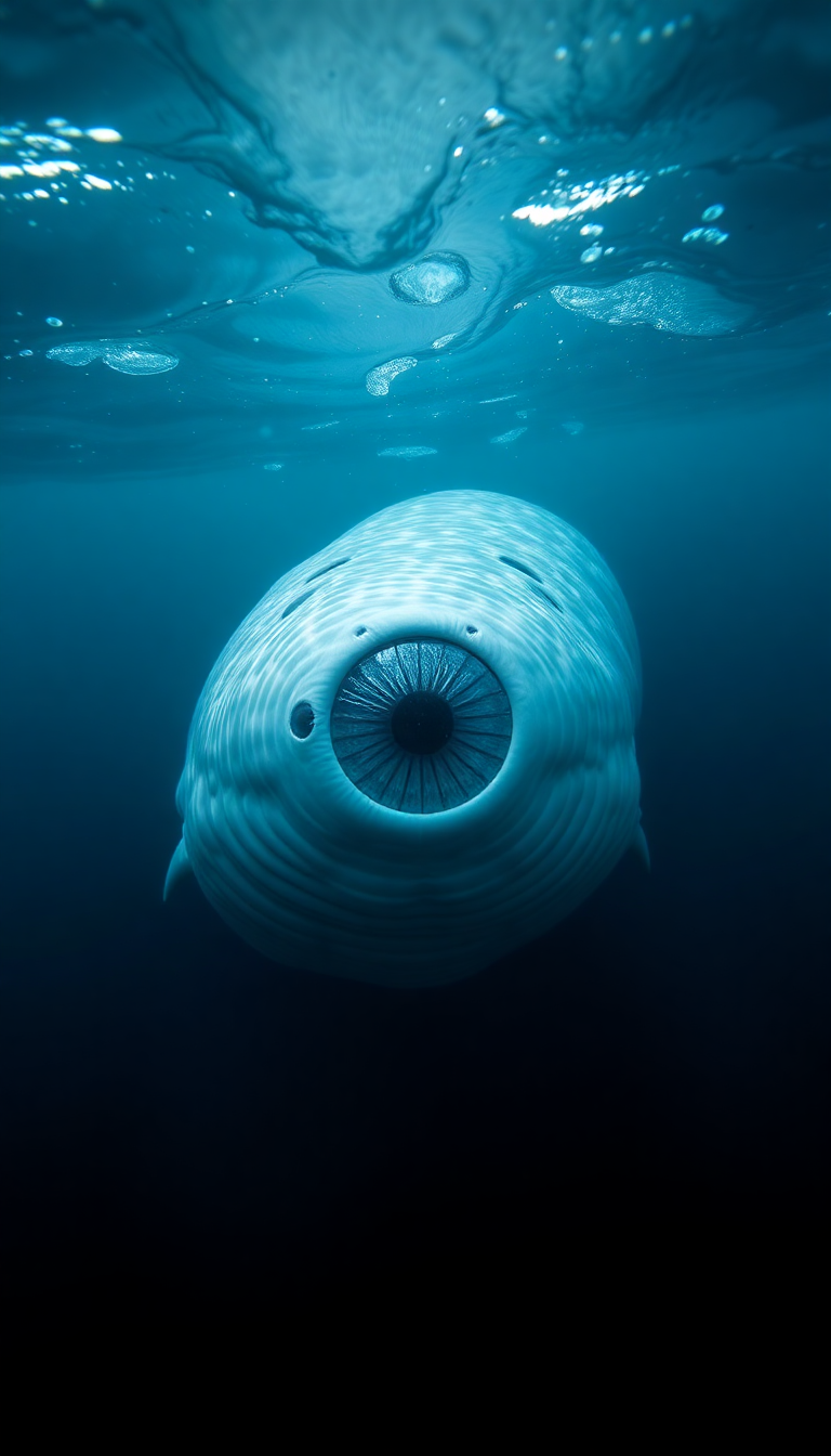 Whale Eye Closeup Deep Intelligent Photorealistic Wallpaper