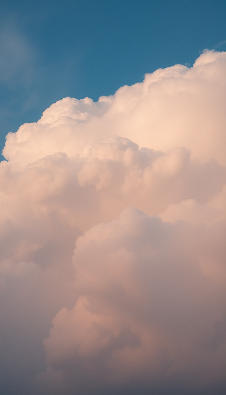 Mammatus Clouds Dramatic Bubble Sky Photorealistic Wallpaper