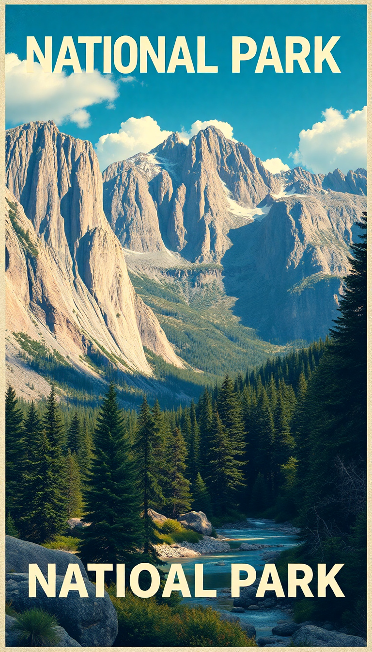 Silky National Style Poster Travel Digital art Wallpaper