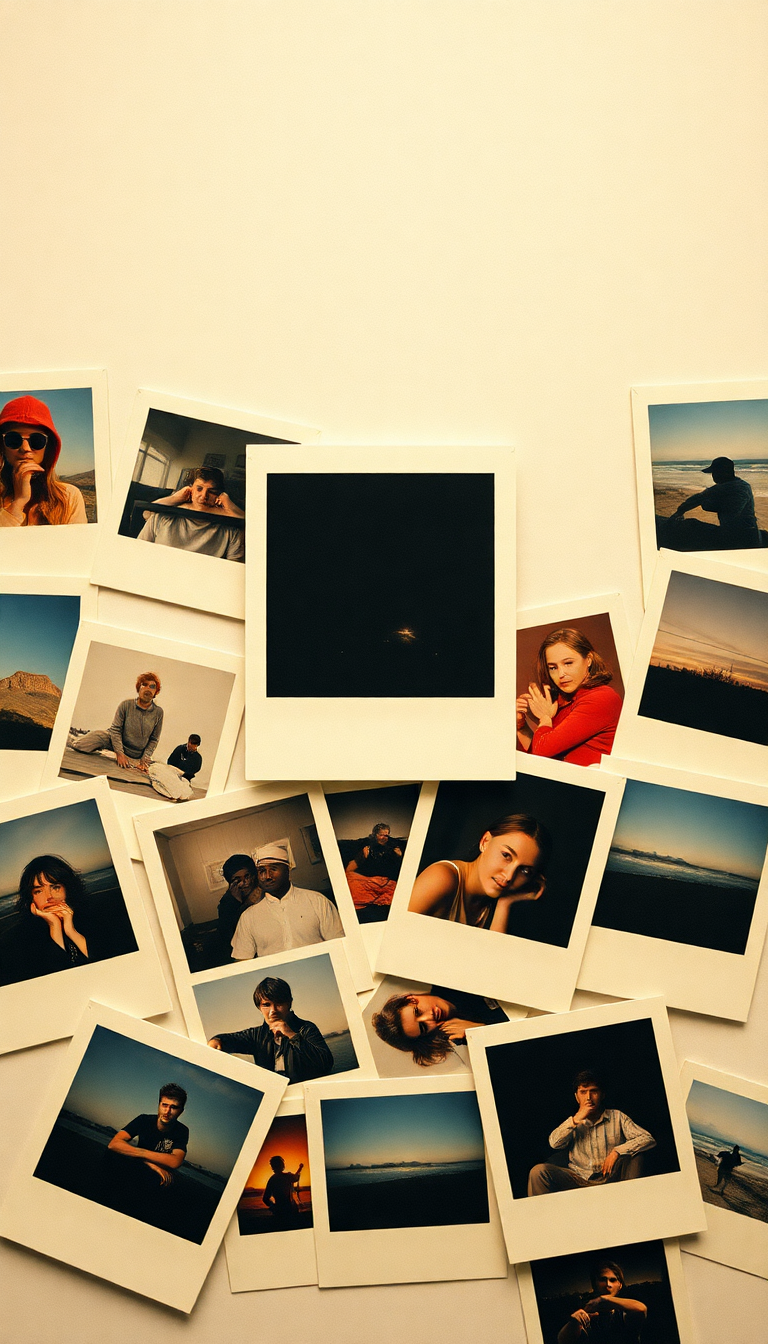 Oceanic Memories Scattered Collection Polaroid Aesthetic Wallpaper