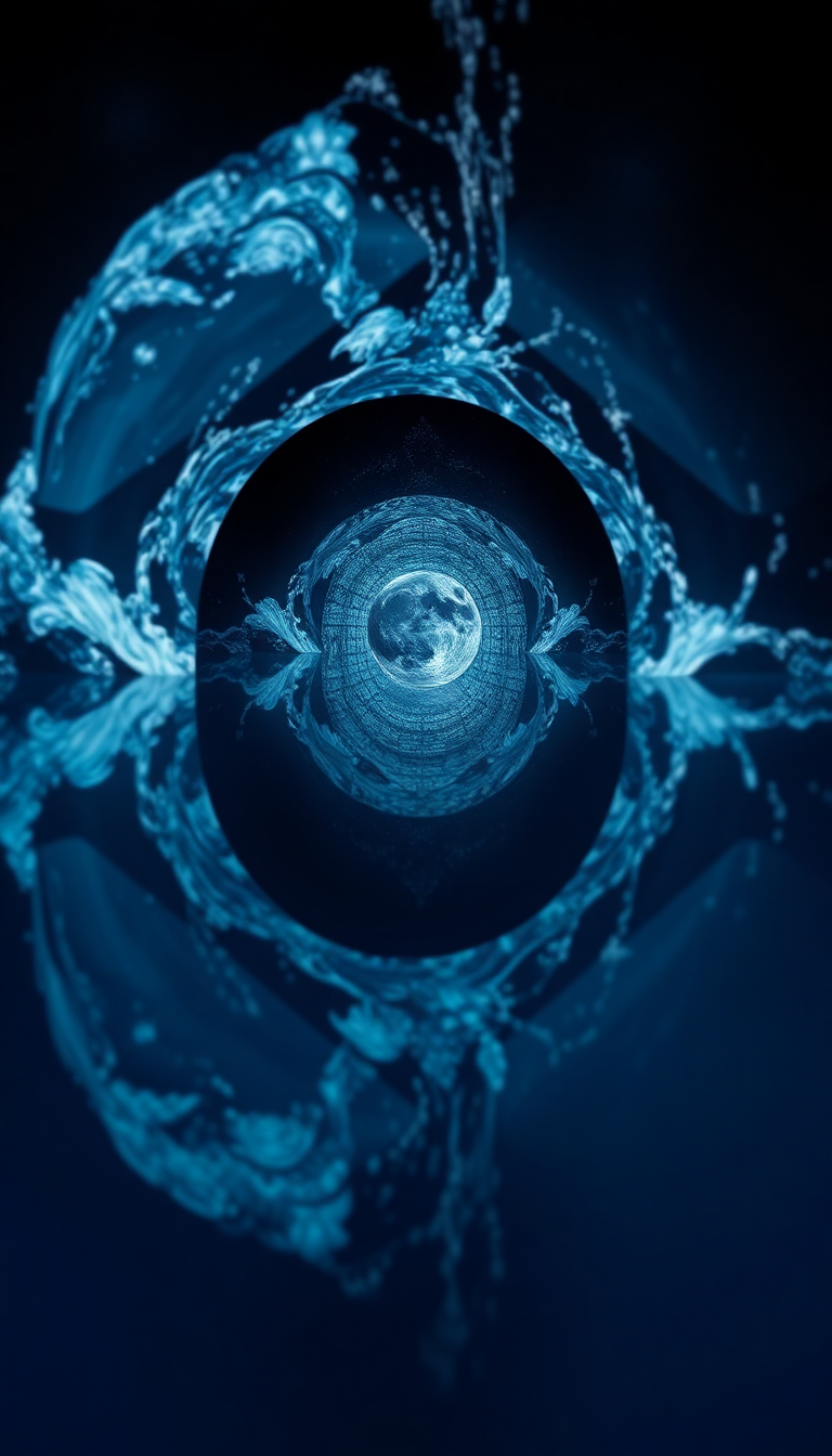 Mirror Showing Different World Reflection Digital art Wallpaper