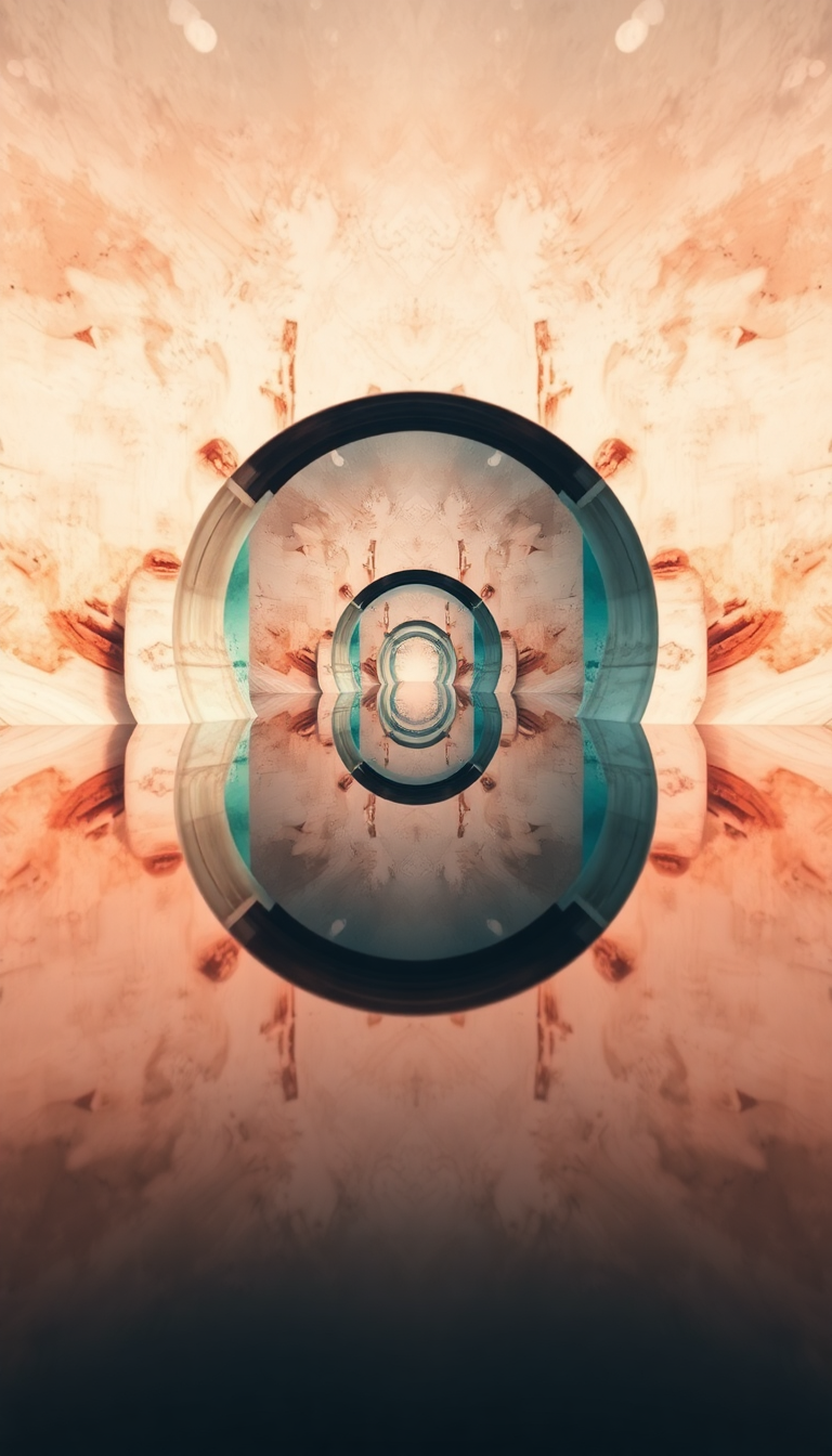 Mirror Showing Different World Reflection Digital art Wallpaper