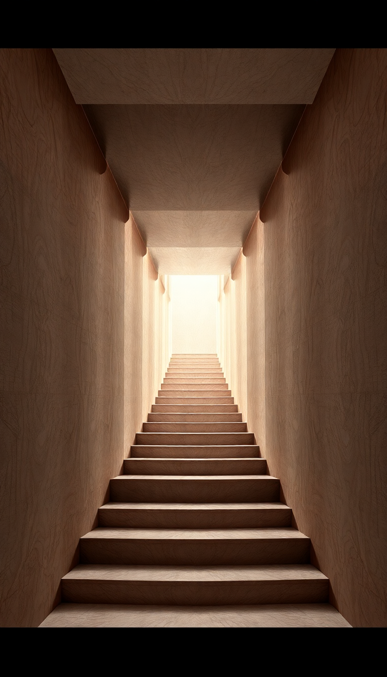 Impossible Geometry Escher Style Infinite Digital art Wallpaper