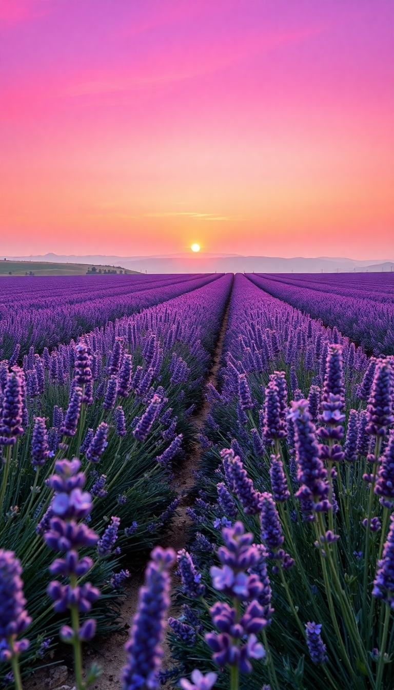 Lavender Fields Provence Noble HD Wallpaper