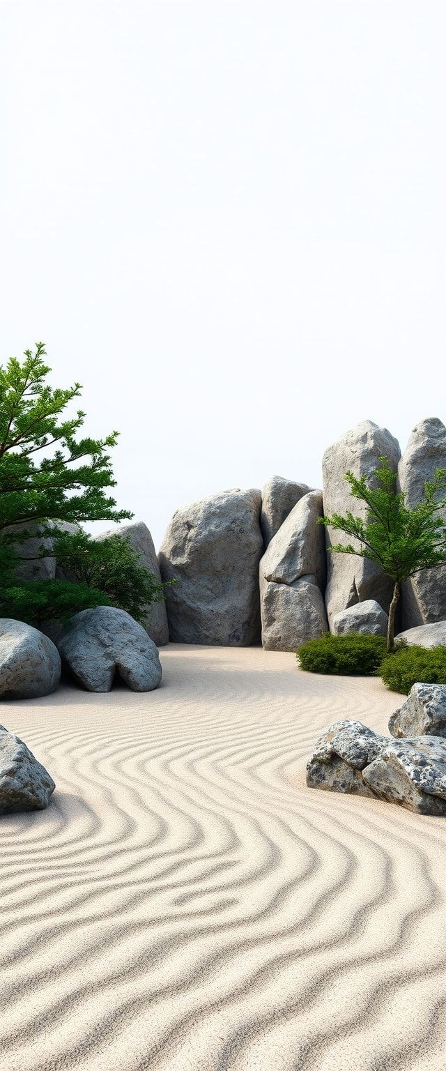 Zen Rock Garden Luminous Pro Wallpaper