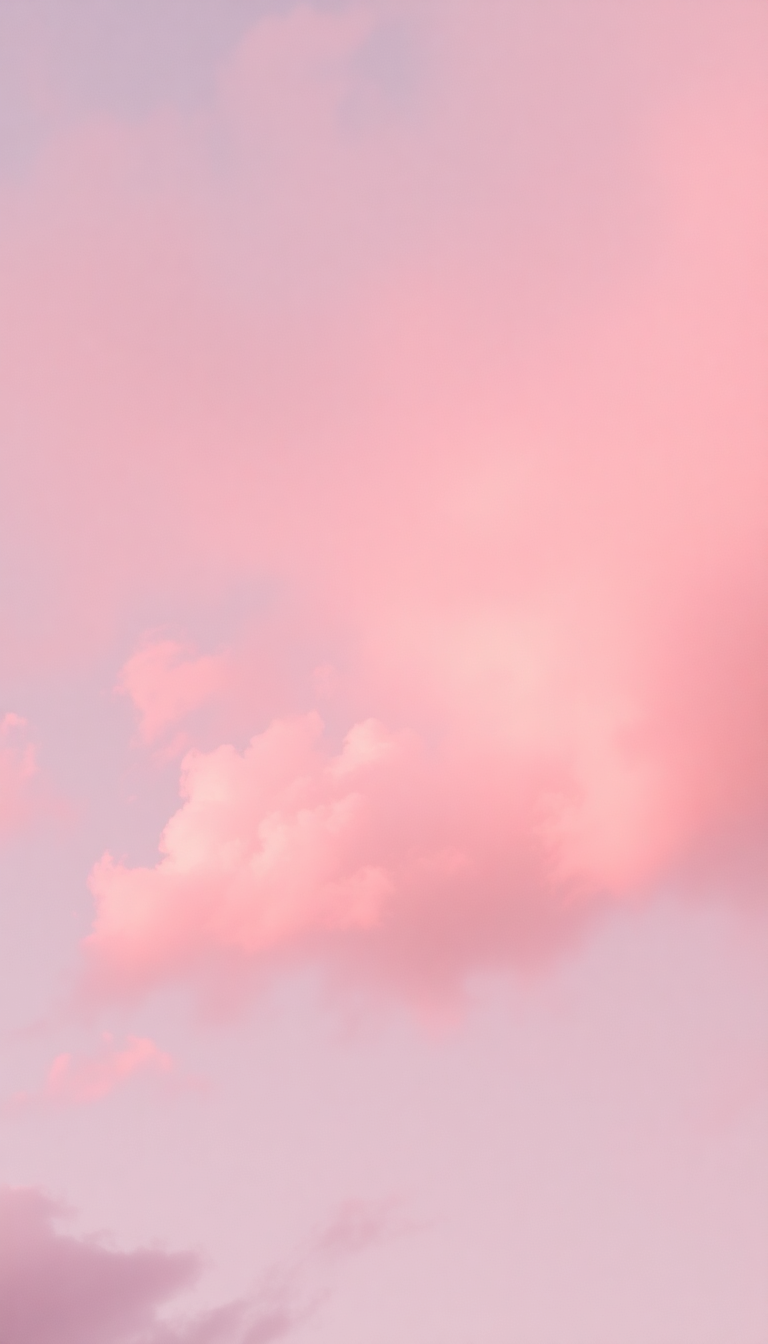Dynamic Sky Candy Cotton Cloud Aesthetic Wallpaper