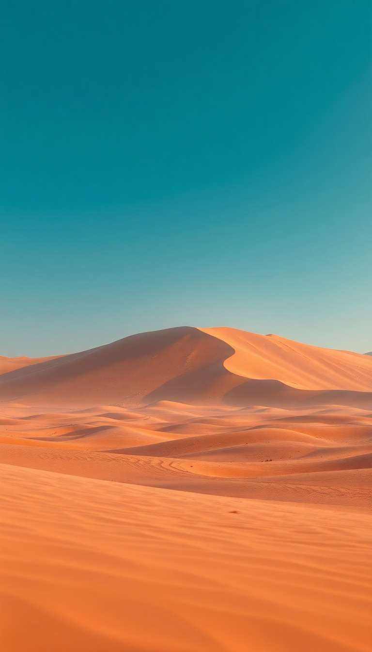 Heat Shimmer Desert Mirage Hot Photorealistic Wallpaper