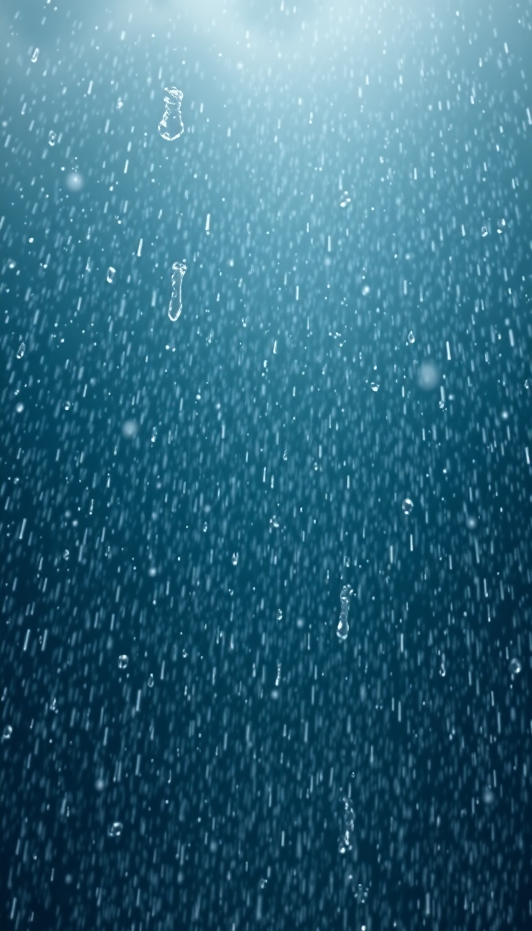 Hailstorm Dramatic Ice Falling Dark Photorealistic Wallpaper