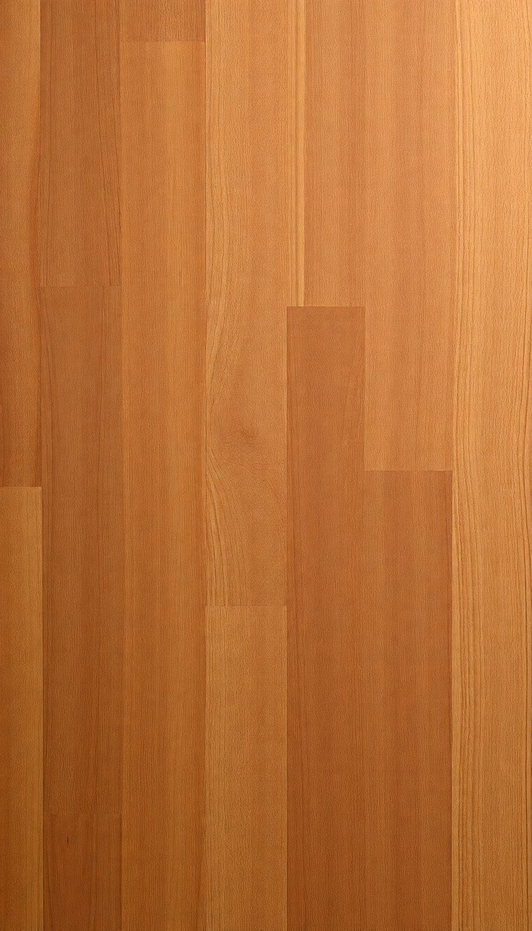 Wood Grain Polished Texture Warm Photorealistic Wallpaper