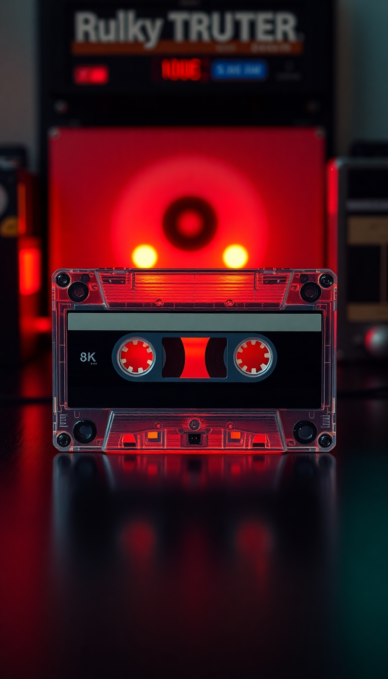 Cassette Tape Mixtape Retro Music Photorealistic Wallpaper