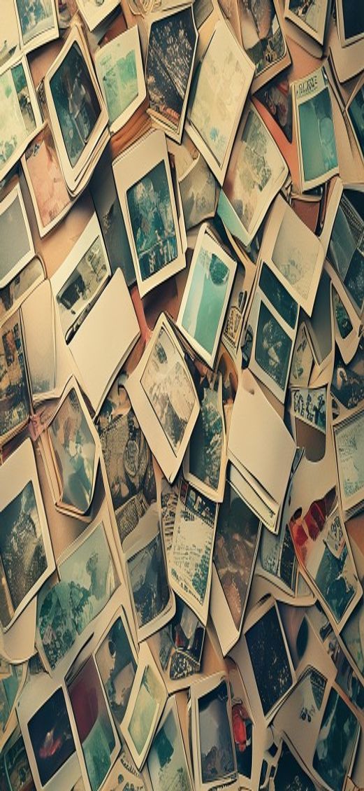 Vintage Polaroid Collection Minimalist Compact Wallpaper