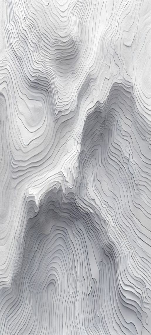 Topographic Lines Flowing Terrain Map Minimalist Wallpaper