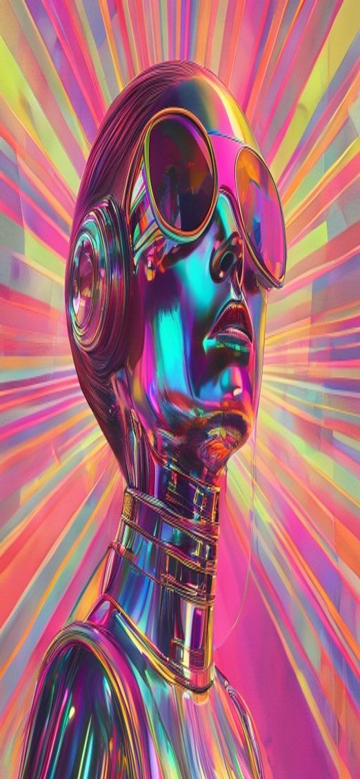 Retrofuturism 60s Vision Of Future Digital art Wallpaper